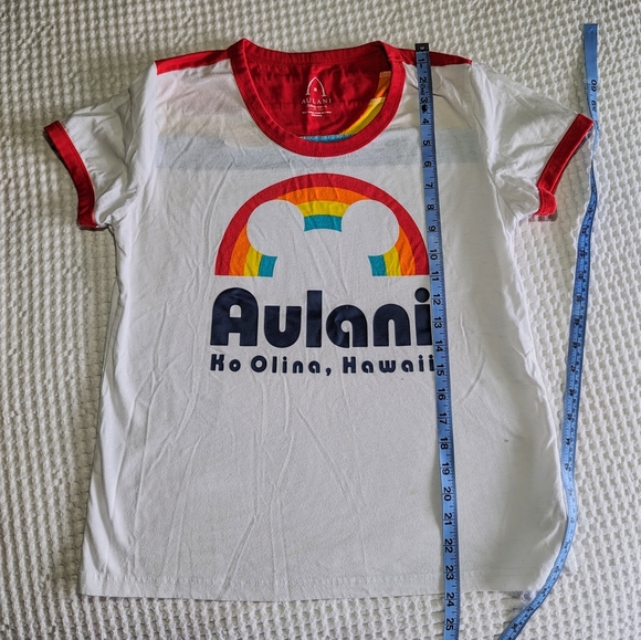 Authentic Disney Aulani Hawaii Resort Ringer T-shirt, Medium - Picture 1 of 4